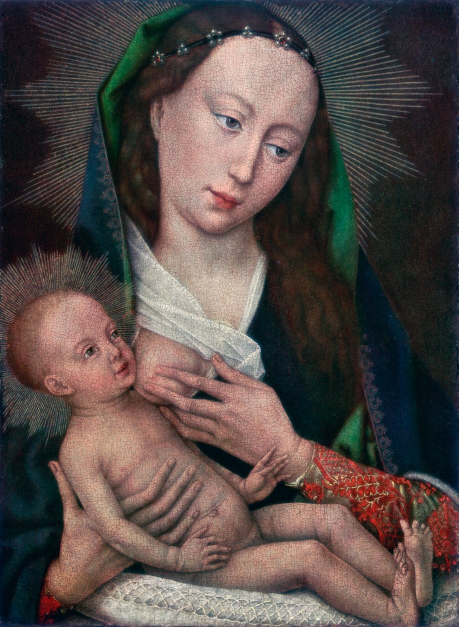 Maagd en kind, 1420-1460 door Rogier van der Weyden