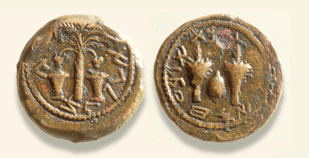 Munten uit de Joodse oorlog tegen Rome, 66-70 door Roman