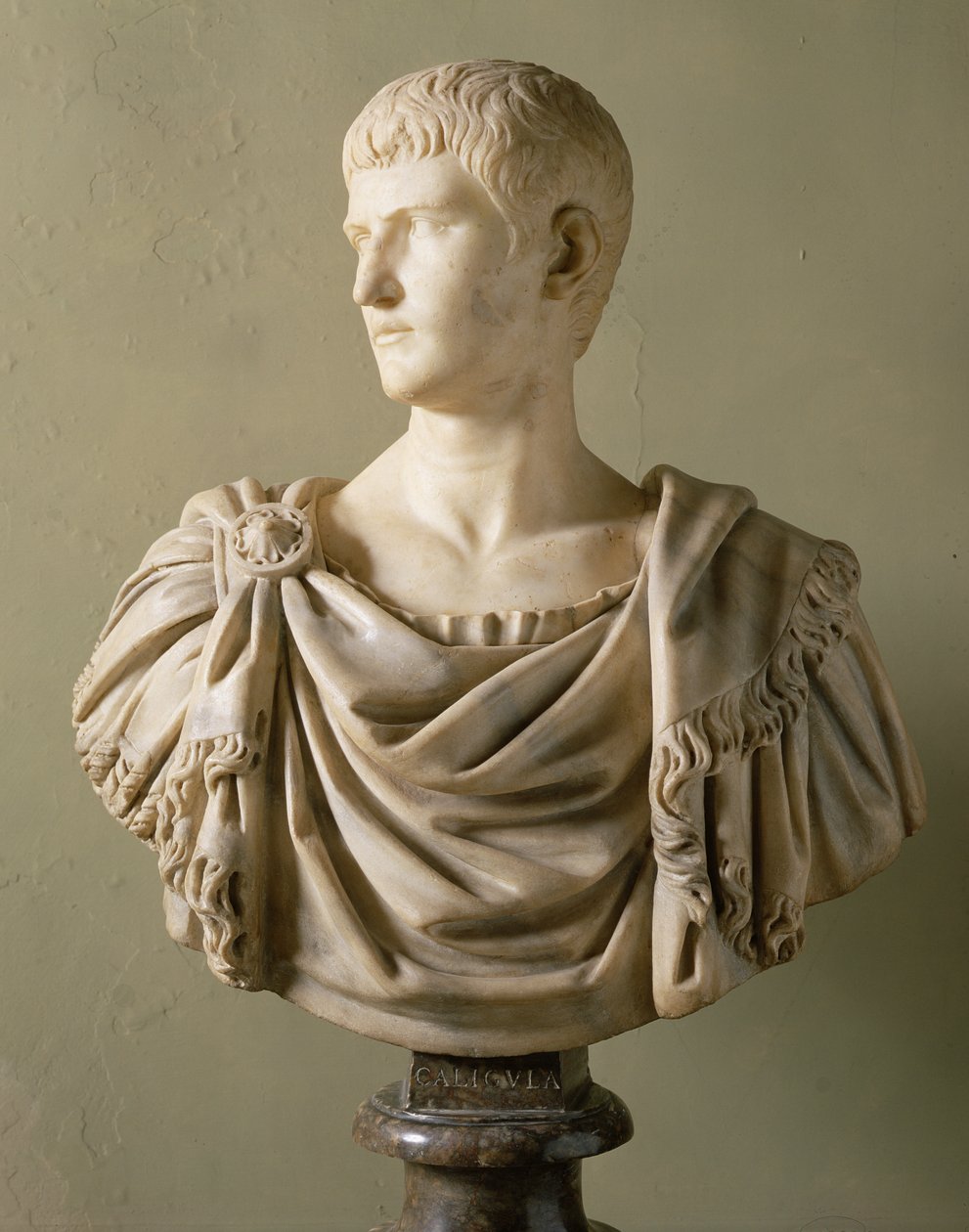 Portret van Keizer Caligula (12-41) door Roman
