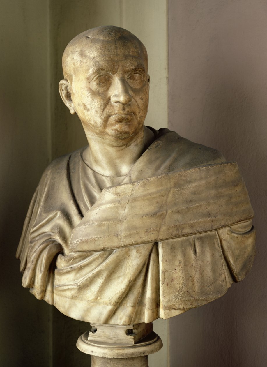 Publius Scipio Africanus (ca. 234-183 v.Chr.) 3e-2e eeuw v.Chr. door Roman