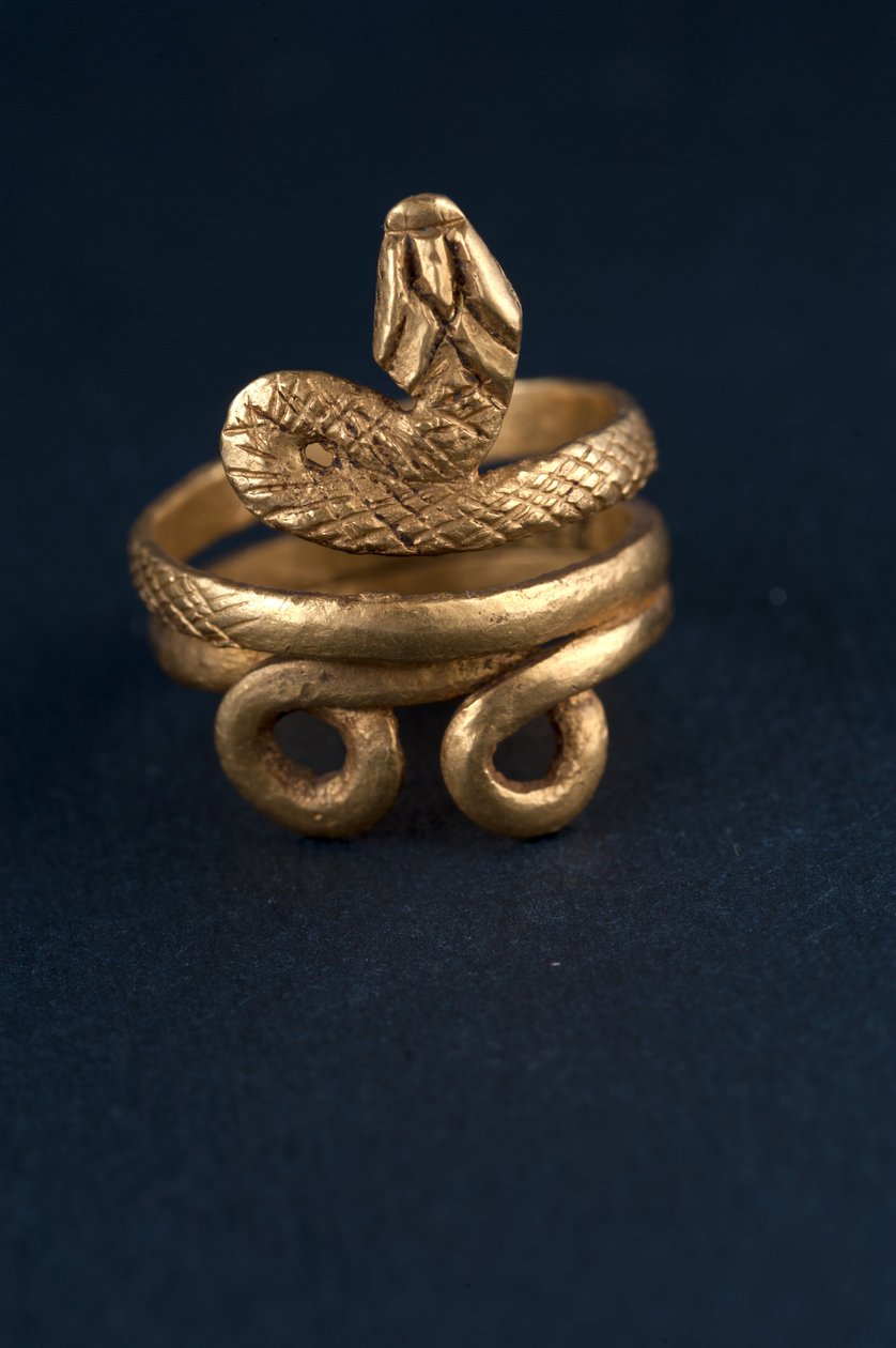 Ring in de vorm van een slang (goud) door Roman