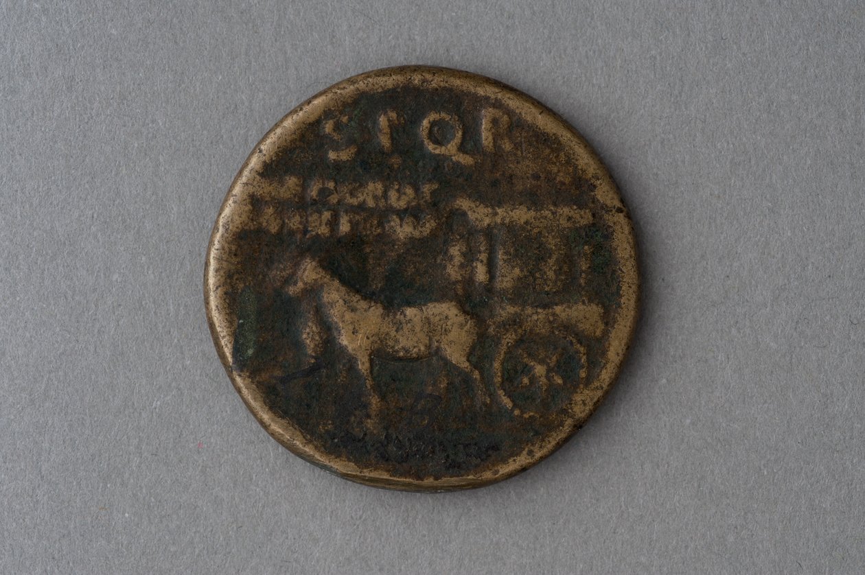 Sestertius van Agrippina Major door Roman