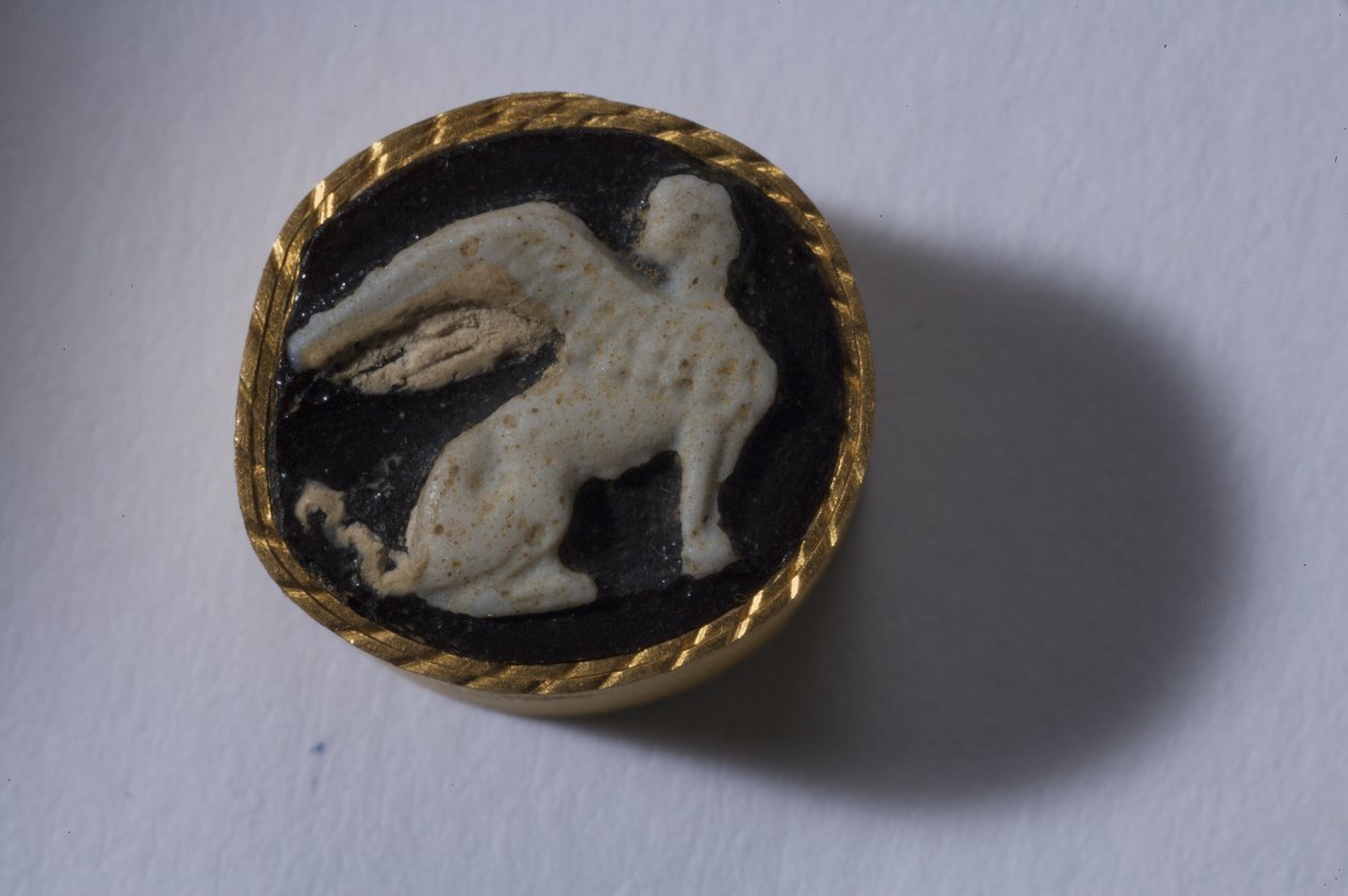 Camee van een sfinx door Roman Imperial Period