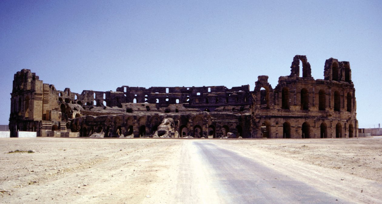 Amfitheater van El-Djem (Tunesië) door Roman