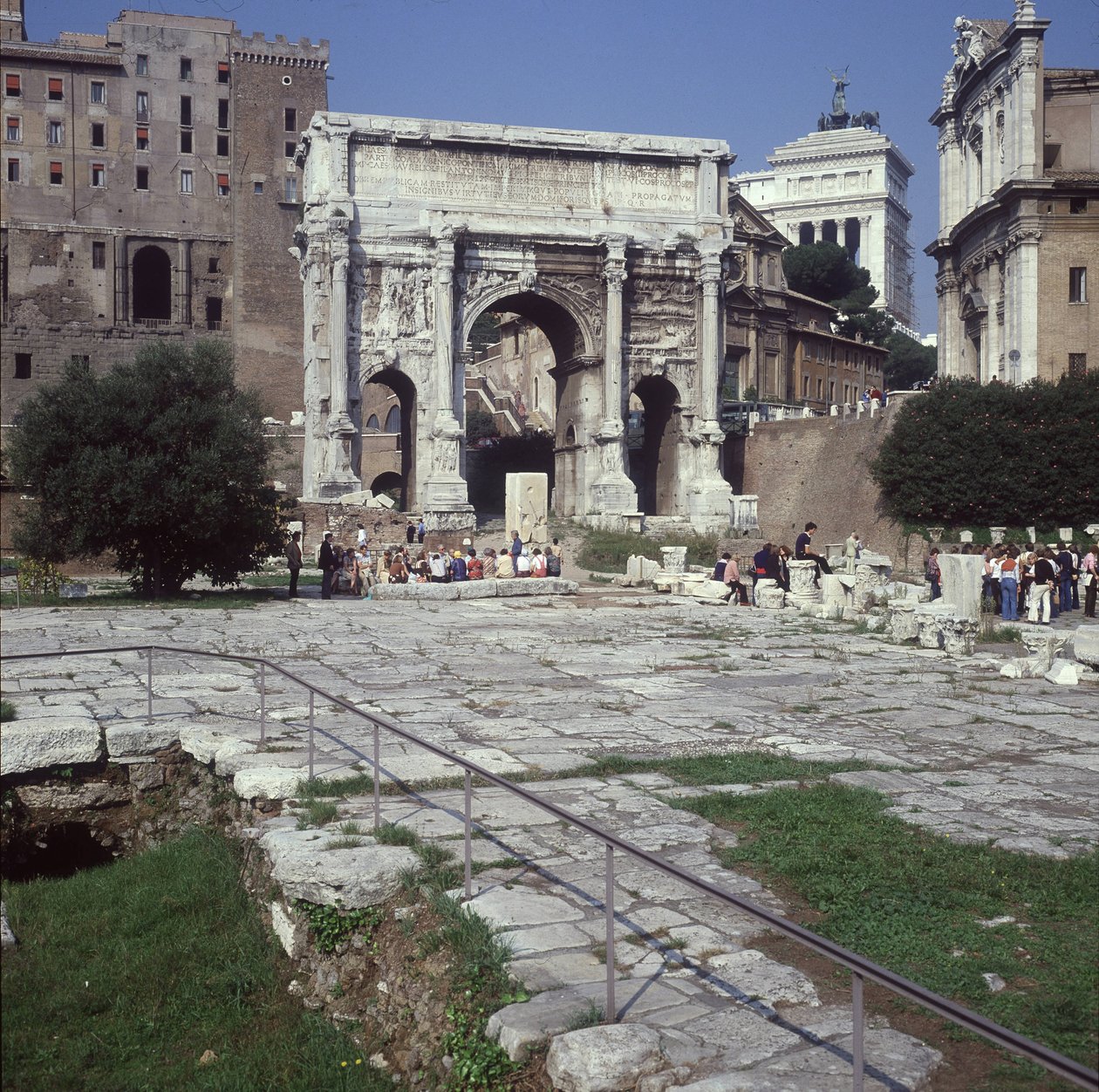 Boog van Septius Severus, Foro Romano, Rome door Roman