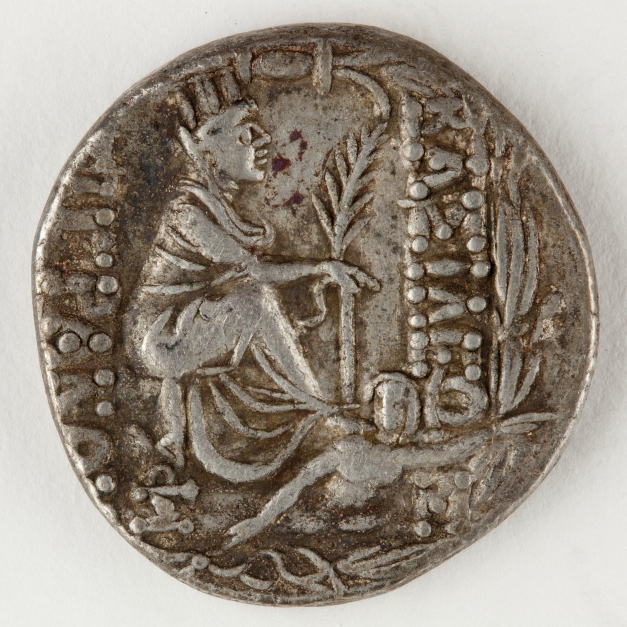 Tigranes II van Armenië, keerzijde, 83-69 v.Chr. (zilver) door Roman