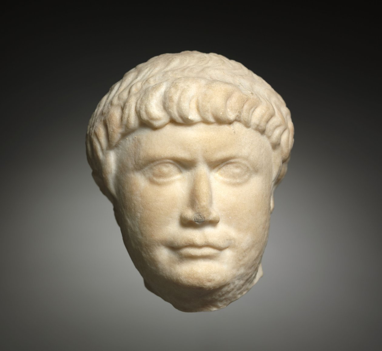 Hoofd van Trajanus door Roman Imperial Period