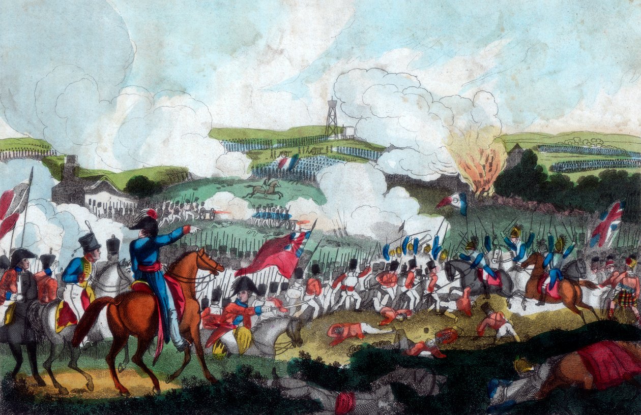 De Slag bij Waterloo, 1815 1816 door Romney