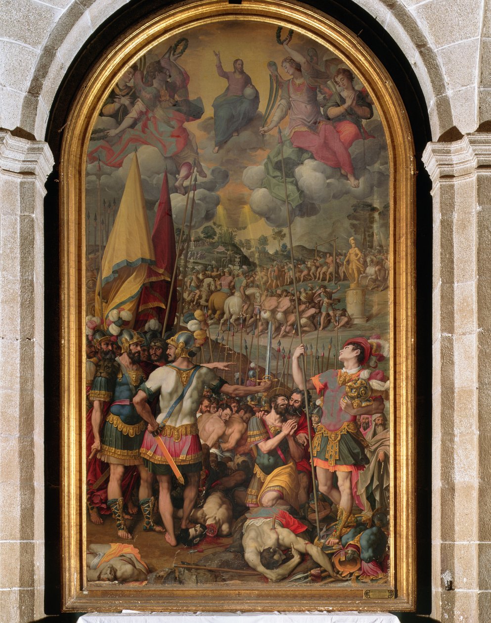 Het Martelaarschap van St. Maurice door Romulo Cincinnato