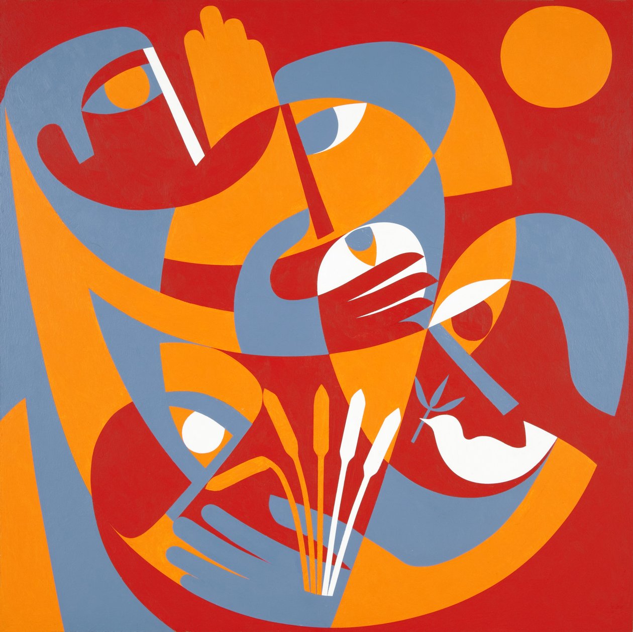 Onbekend schilderij door Ron Waddams