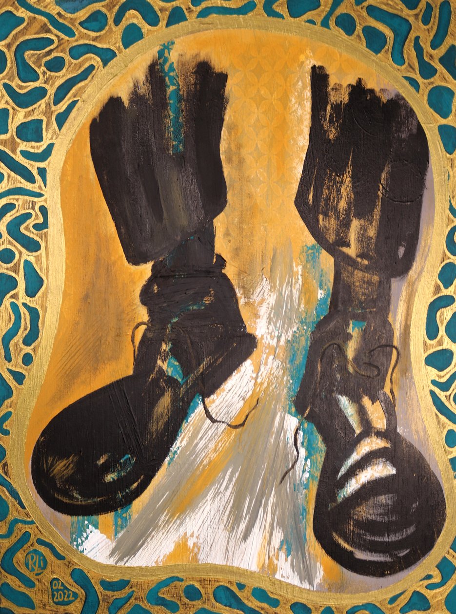 Charlie Chaplin - De schoenen door RosaLi