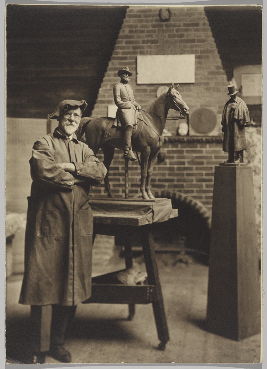 In Studio, Cyrus Dallin door Ross W. Baker