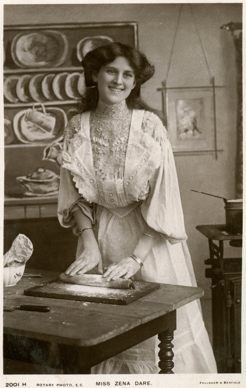 Zena Dare, Britse actrice, ca. 1900s door Rotary Photo
