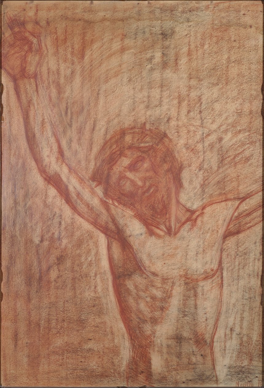 Christus aan het kruis door Rubaldo Merello