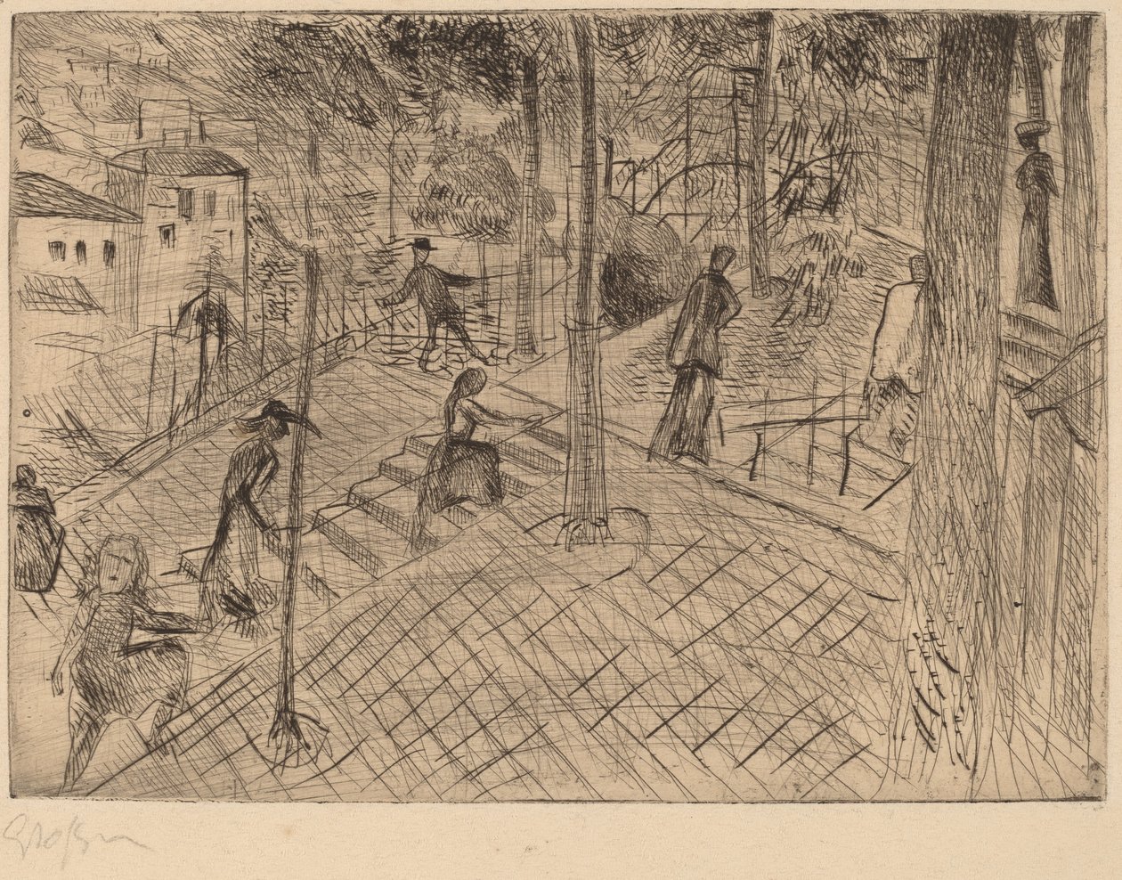 Montmartre door Rudolf Grossman