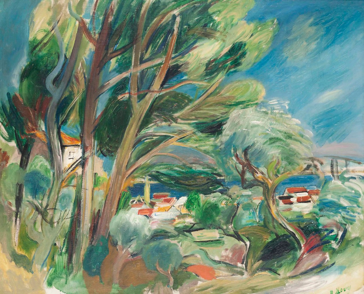 Sanary-sur-Mer, Provence door Rudolf Levy
