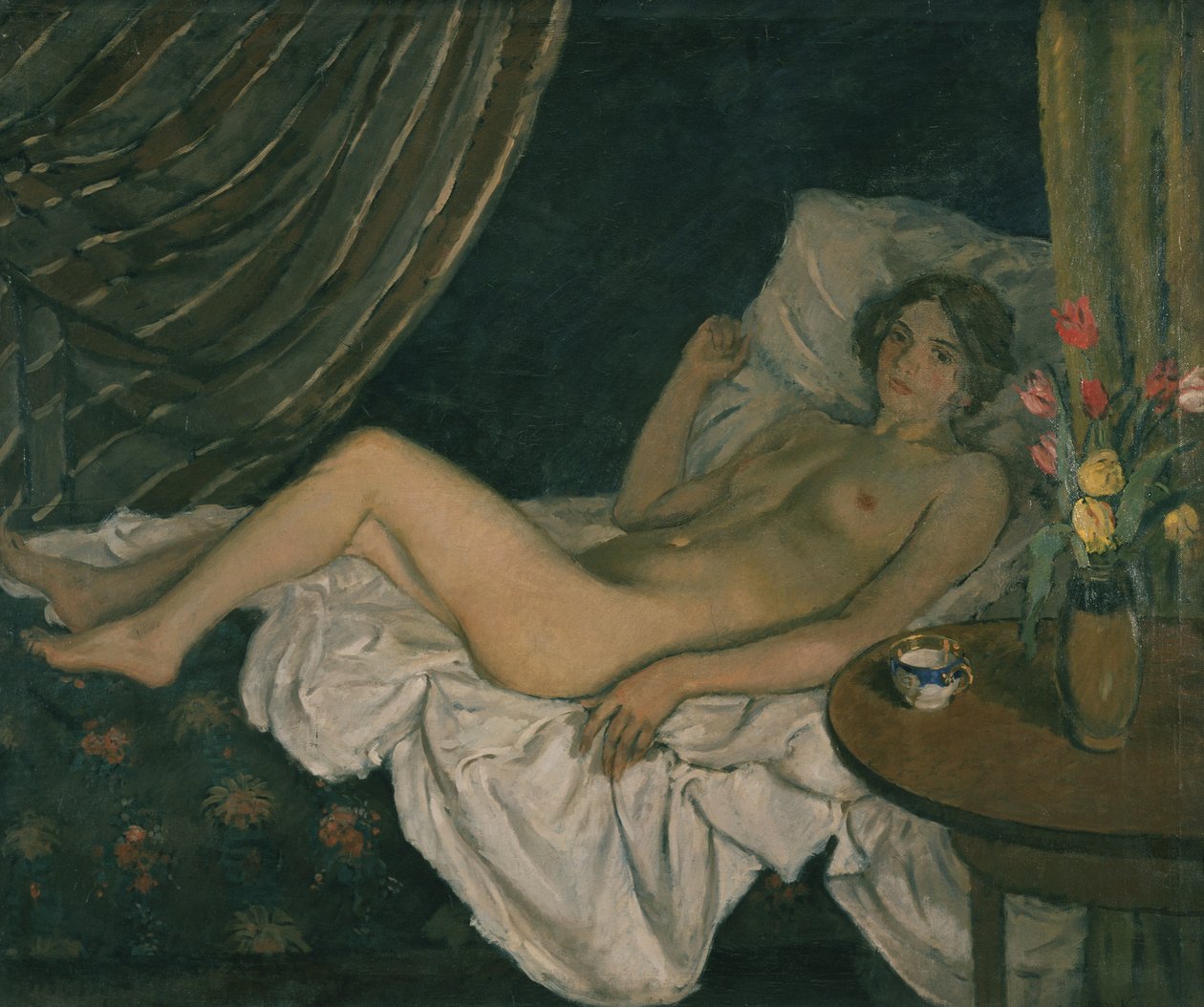 Liggende Vrouw door Rudolf Vejrych