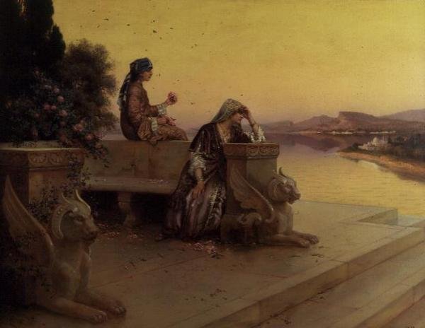Op het terras door Rudolphe Ernst