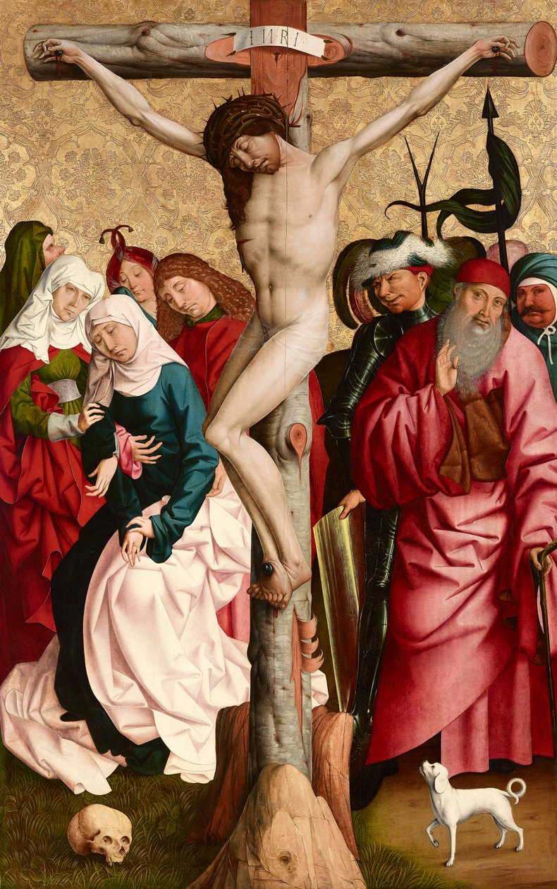 Kruisiging van Christus door Rueland Frueauf d. Ä.