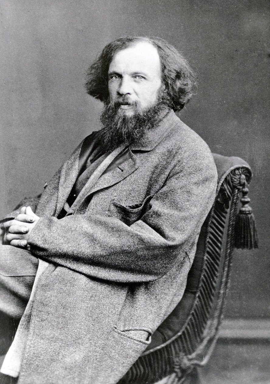 Dmitri Ivanovich Mendeleev door Russian Photographer