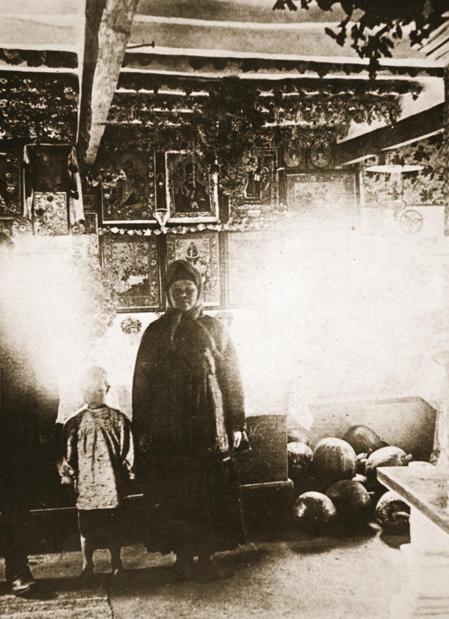 Interieur van een Oekraïense Khata door Russian Photographer