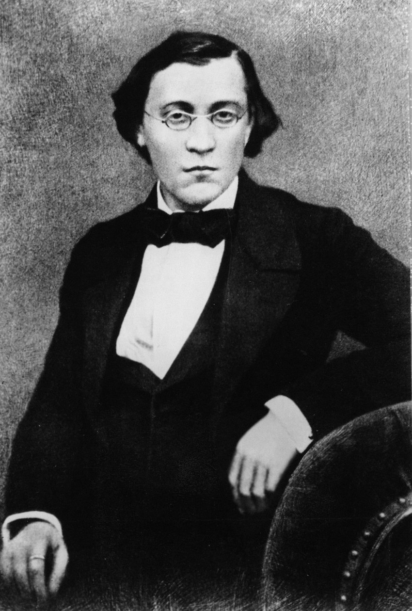 Ivan Sergejevitsj Toergenjev (1818-83) door Russian Photographer