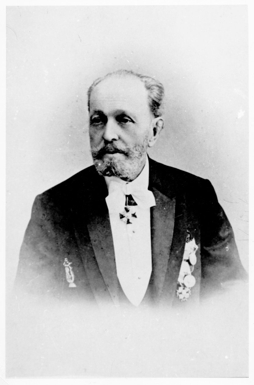 Marius Petipa, ca. 1887 door Russian Photographer
