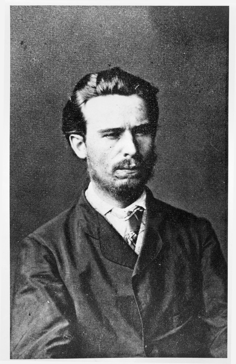 Portret van Sergei Nechaev (1847-82) door Russian Photographer