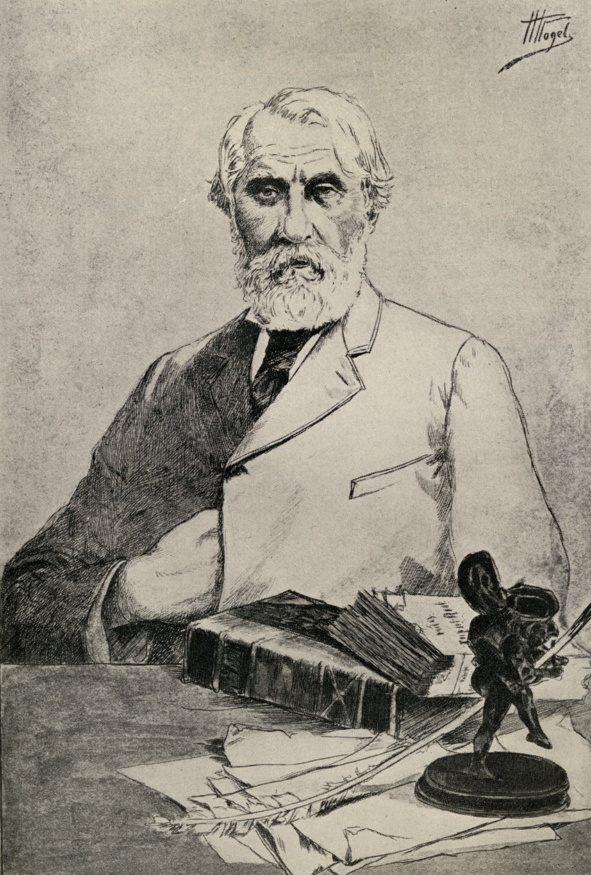 Ivan Toergenjev door Russian School