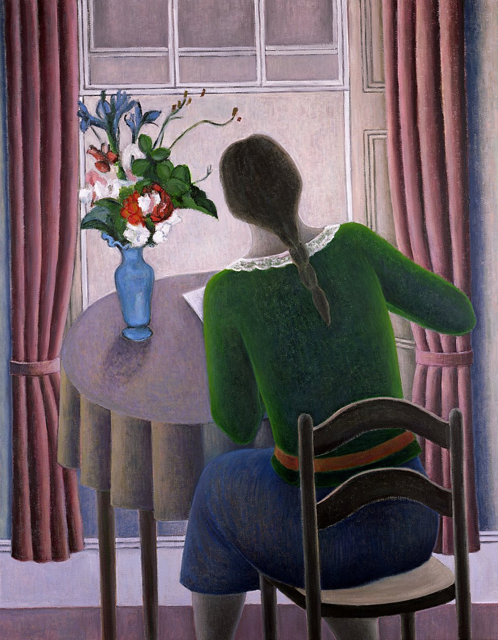 Vrouw bij raam, 1998 door Ruth Addinall