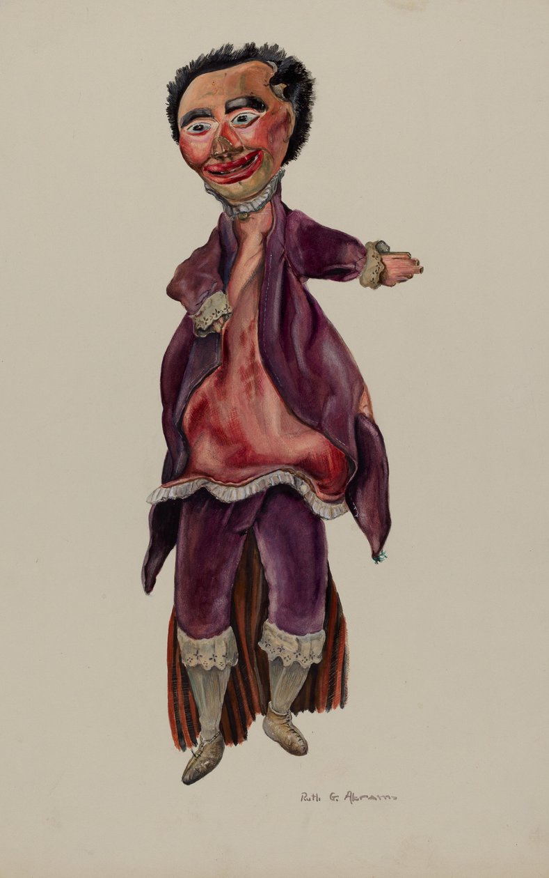 De dokter marionet, ca. 1937 door Ruth Abrams