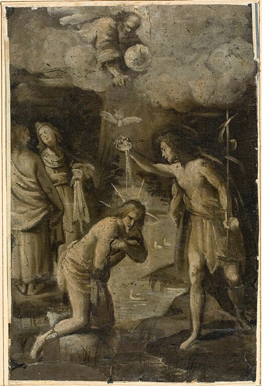 Doop van Christus door Rutilio Manetti