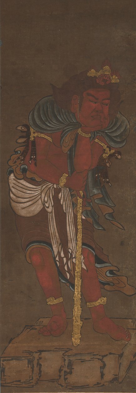 Begeleider van Fudo Myoo, 14e eeuw door Ryushu Shutaku