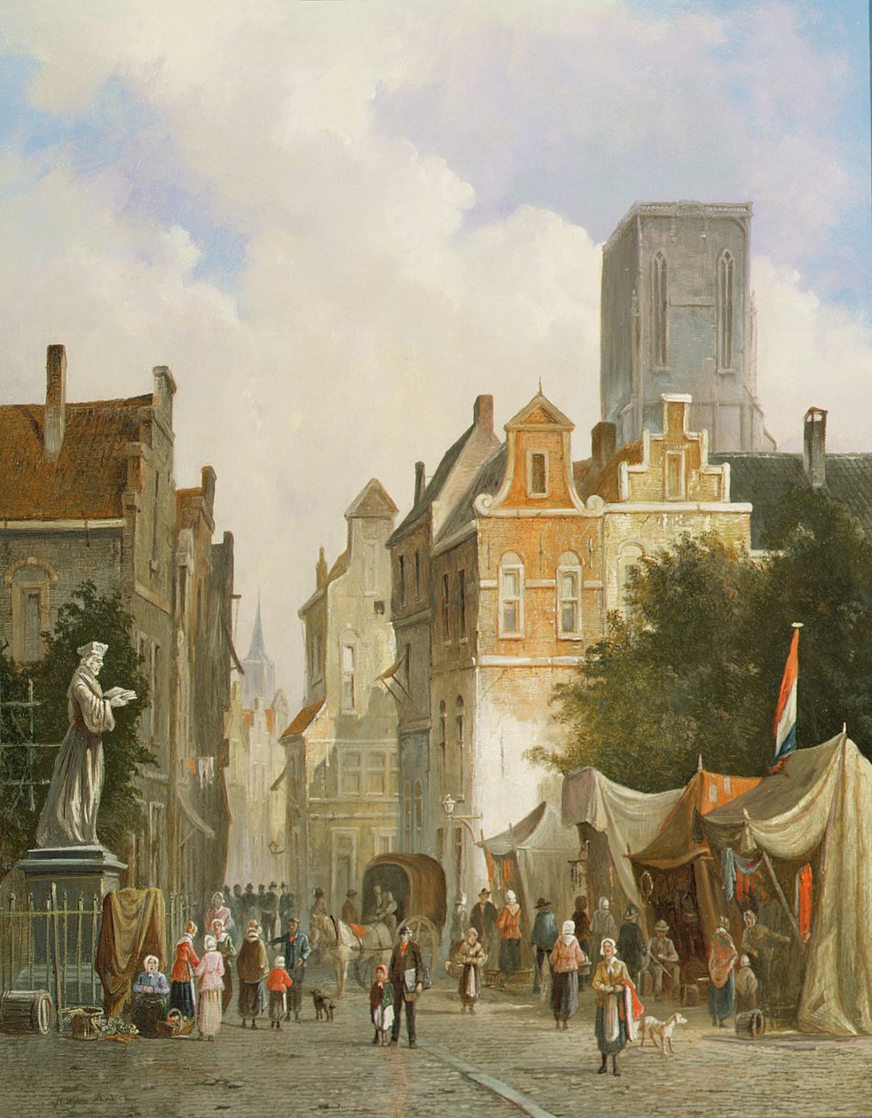 Franse Marktstad door S.J. van der Ley