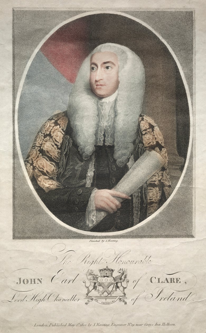 John Fitzgibbon, graaf van Clare, 1801 door S. Kersting
