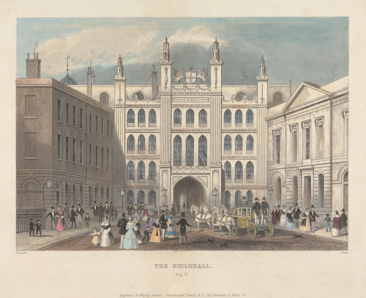 Gildehuis, King Street door S. Lacey