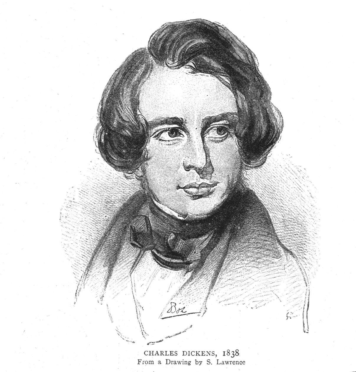 Charles Dickens, 1838 door S. Lawrence