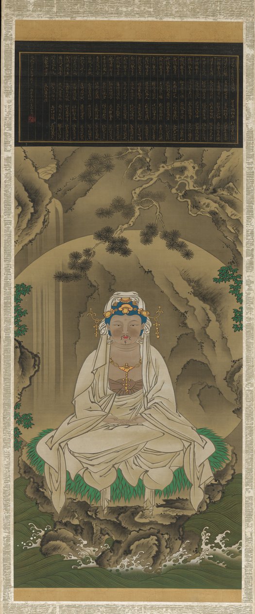 Witgeklede Kannon, 1823 door Sakai Hoitsu