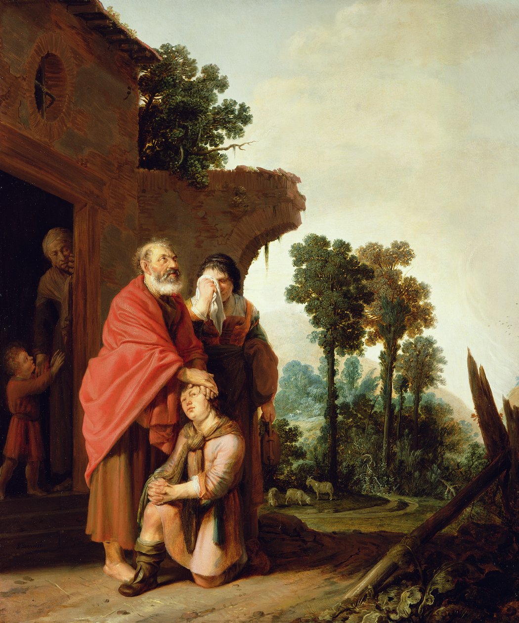 De verloren zoon, 17e eeuw door Salomon de Bray