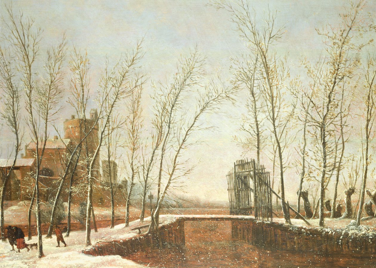 De Sneeuwval door Salomon Rombouts