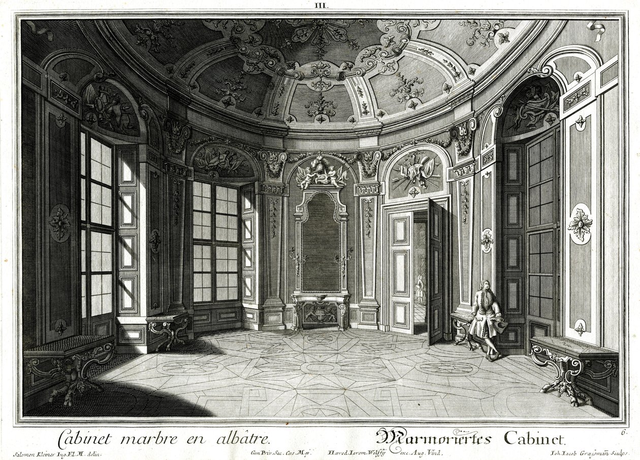Marmorkabinett door Salomon Kleiner