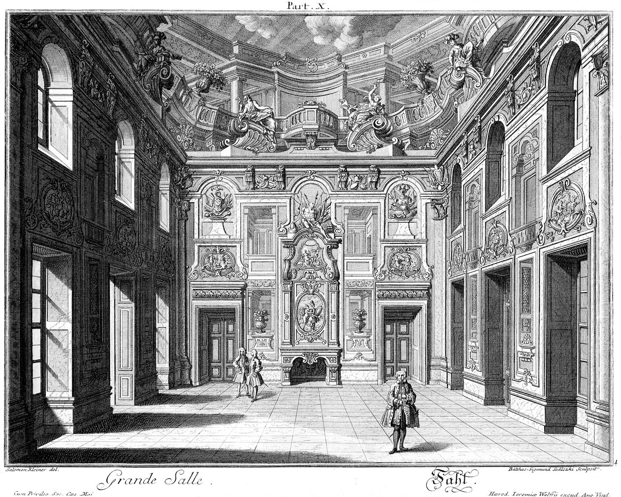 Marmeren zaal door Salomon Kleiner