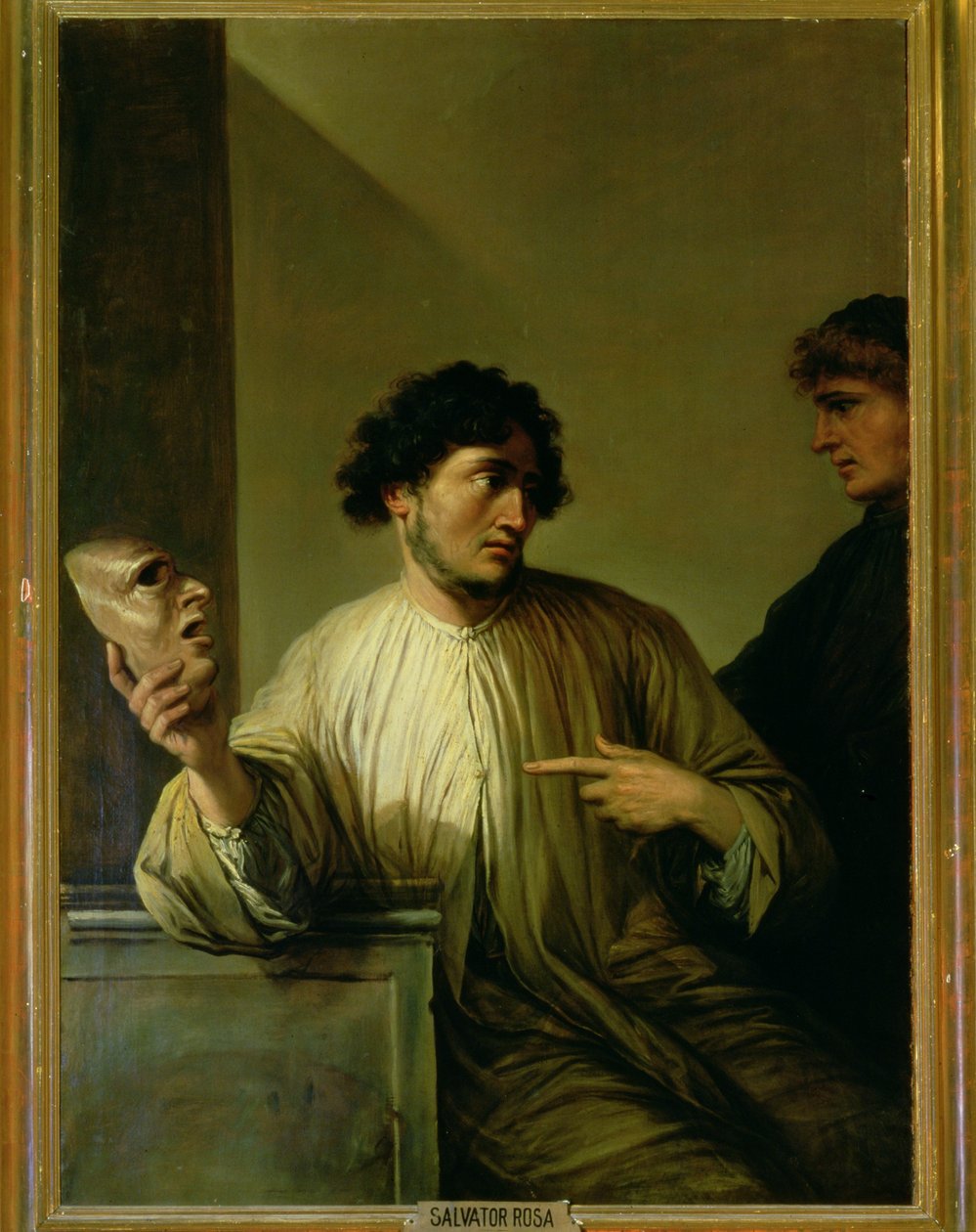 De Leugen door Salvator Rosa