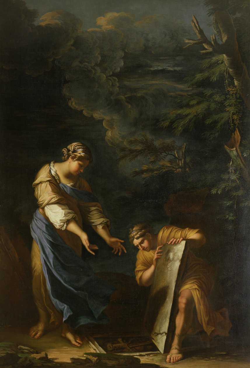 Theseus Tilt de Steen door Salvator Rosa