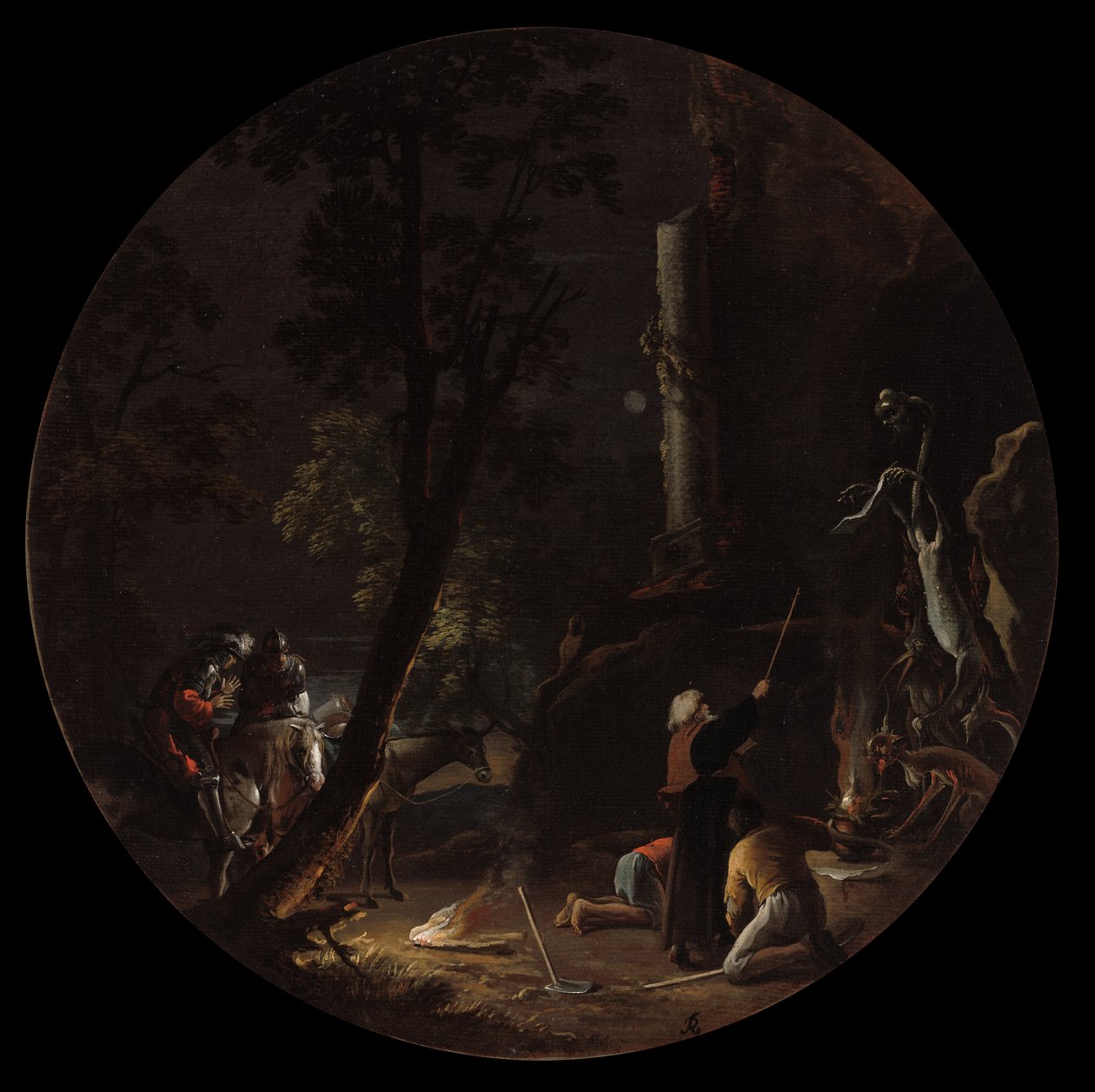 Scènes van Hekserij: Nacht, ca. 1645-1649 door Salvator Rosa