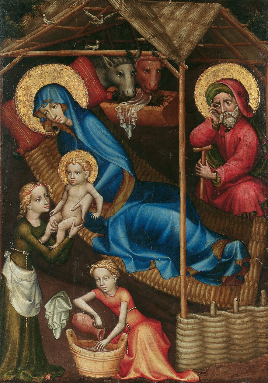 Geboorte van Christus door Salzburger Maler