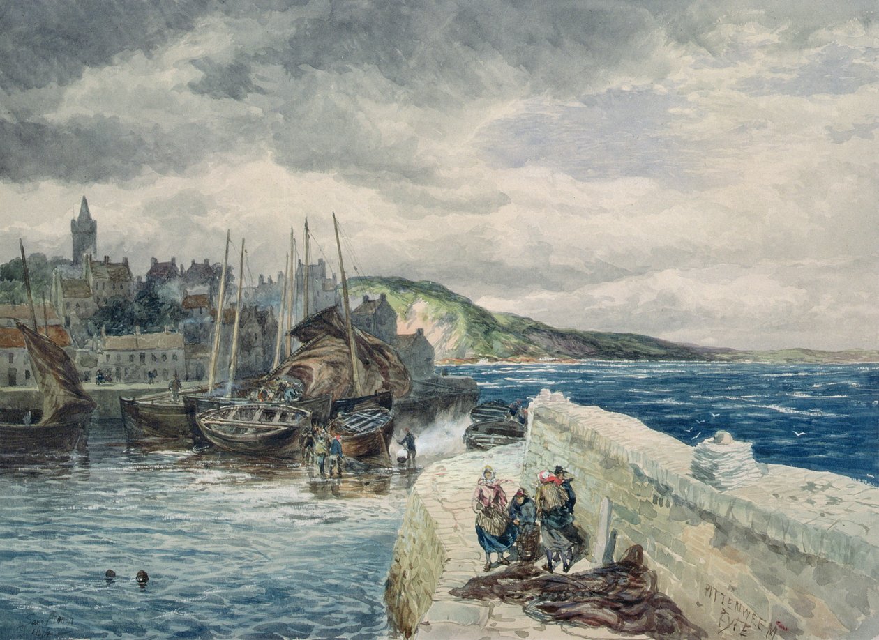 Pittenweem, Fife door Samuel Bough