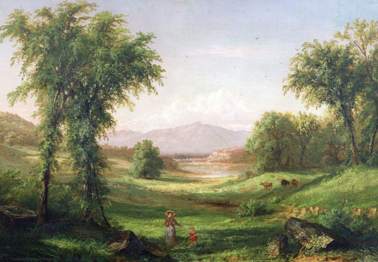 Landschap van New Hampshire door Samuel Colman