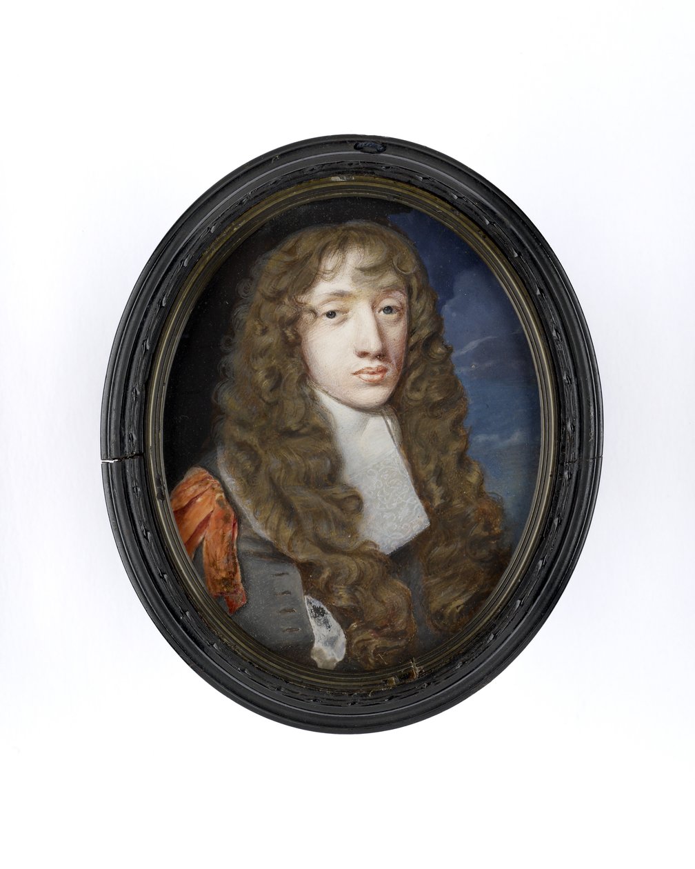 Portret Miniatuur van John Wilmot, 2e Graaf van Rochester, ca. 1660-5 door Samuel Cooper