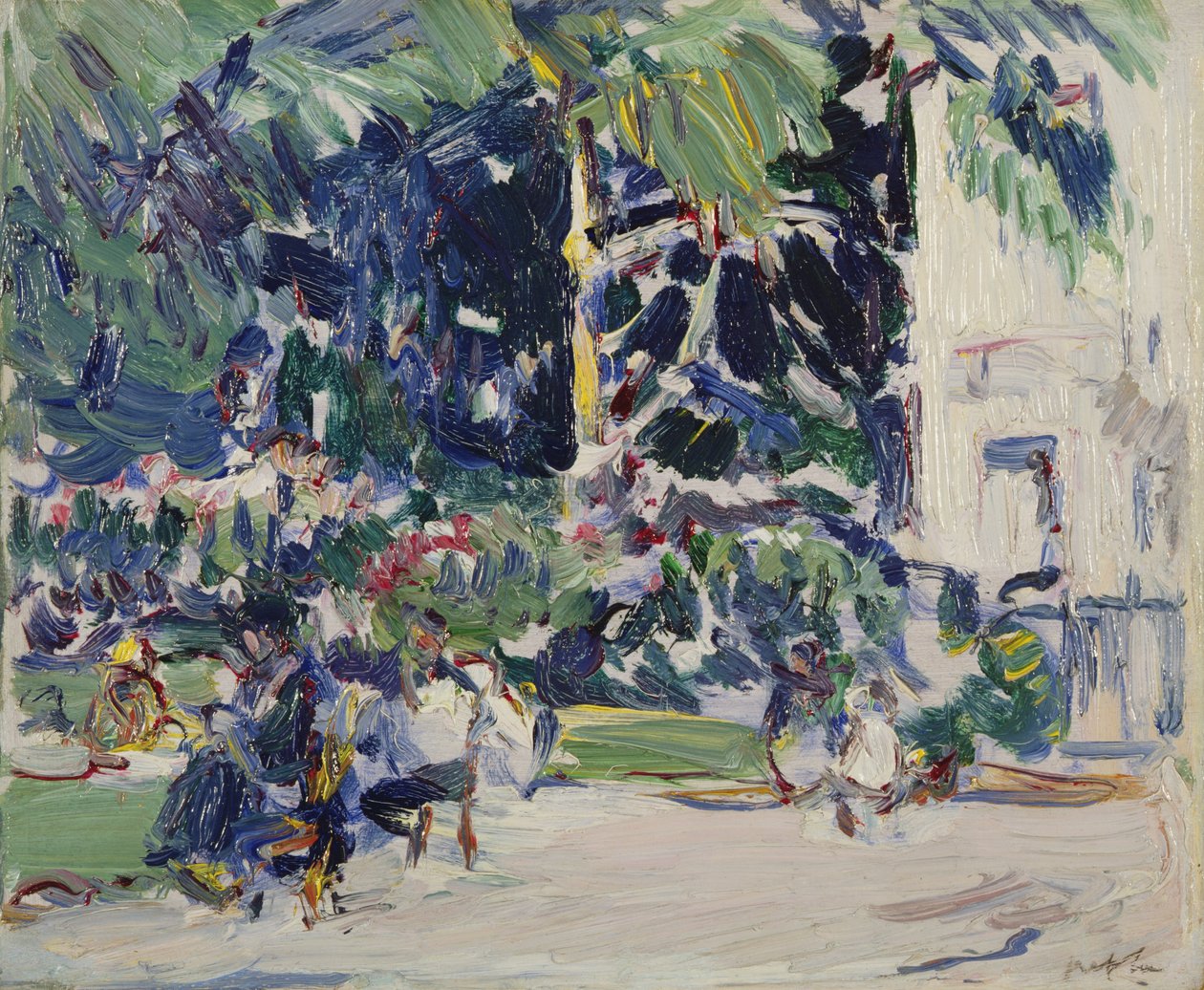 De Luxemburgse Tuinen, Parijs door Samuel John Peploe